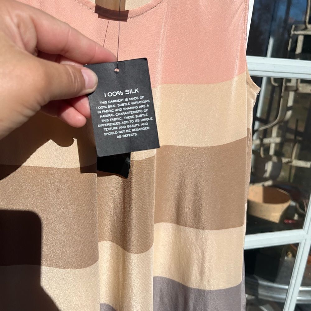 Marc by Marc Jacobs Simone Silk Striped Swing Dress NWT - Picture 5 of 11